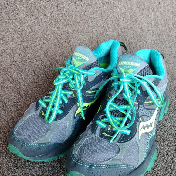 Saucony Womens size 7.5 Sneakers Trail Running Shoes Excursion TR 7 15170 - Picture 2 of 6